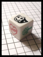 Dice : Dice - Game Dice - Unknown Tree maskes and question Mark - Ebay Apr 2010